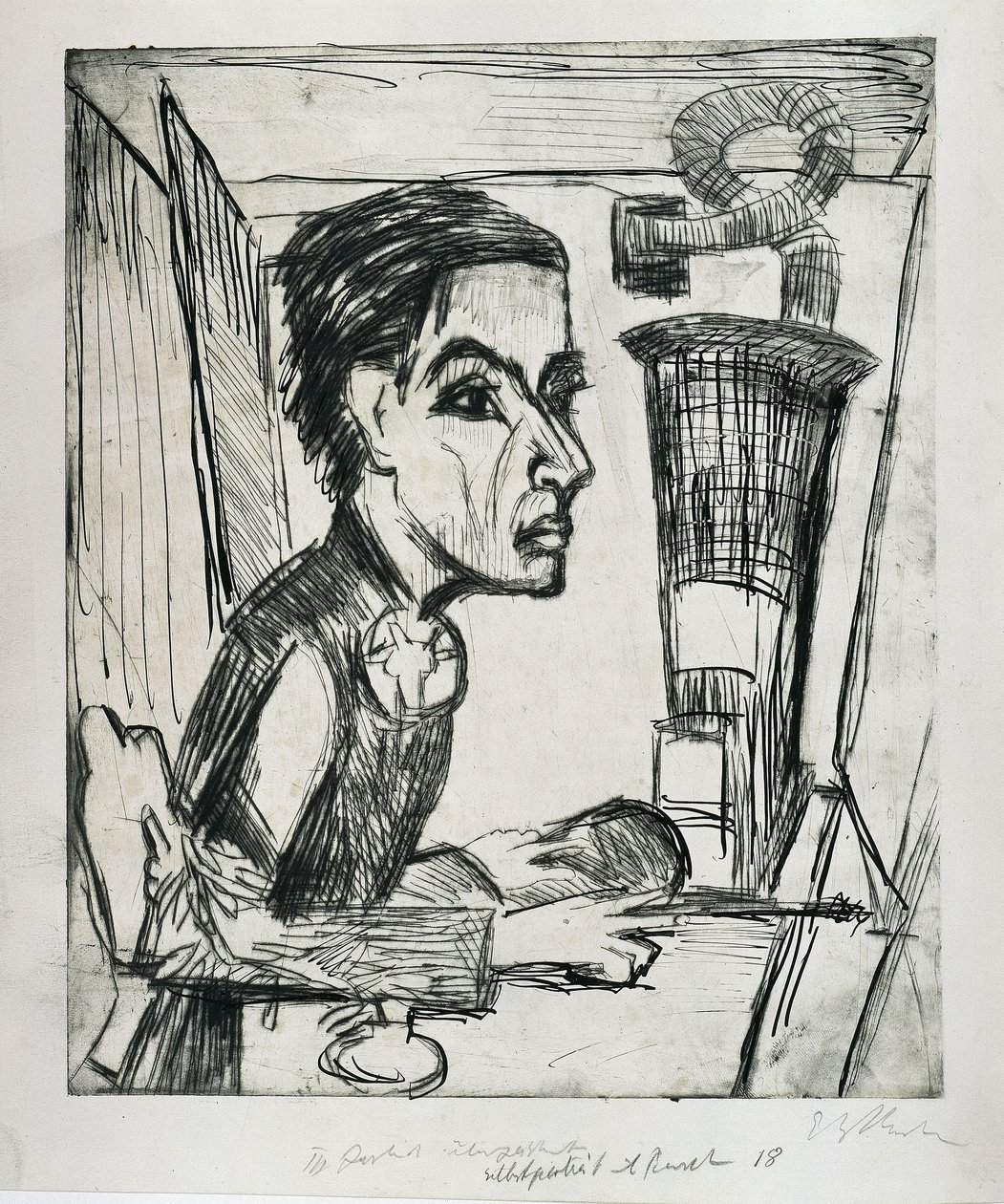 The Painter by Ernst Ludwig Kirchner