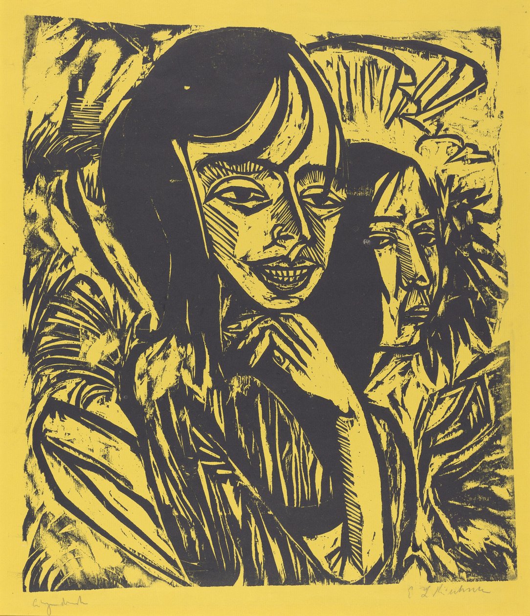 Fehmarn Girls by Ernst Ludwig Kirchner