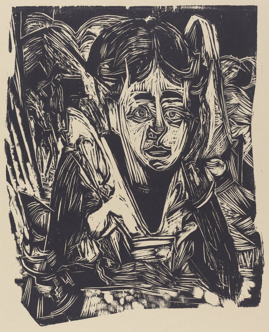 Girl Dreaming by Ernst Ludwig Kirchner