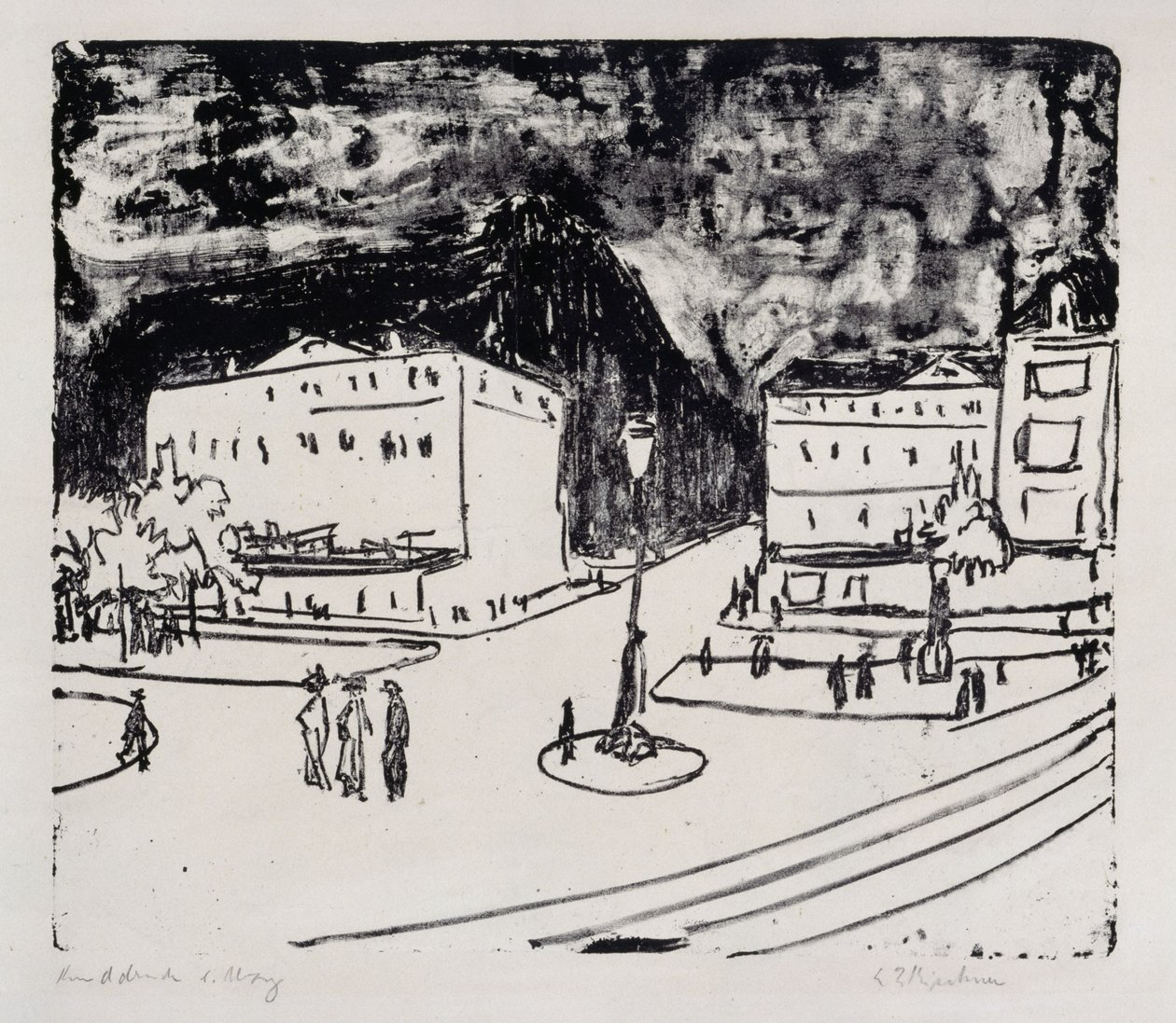 Pirnaischer Platz (Dresden) by Ernst Ludwig Kirchner