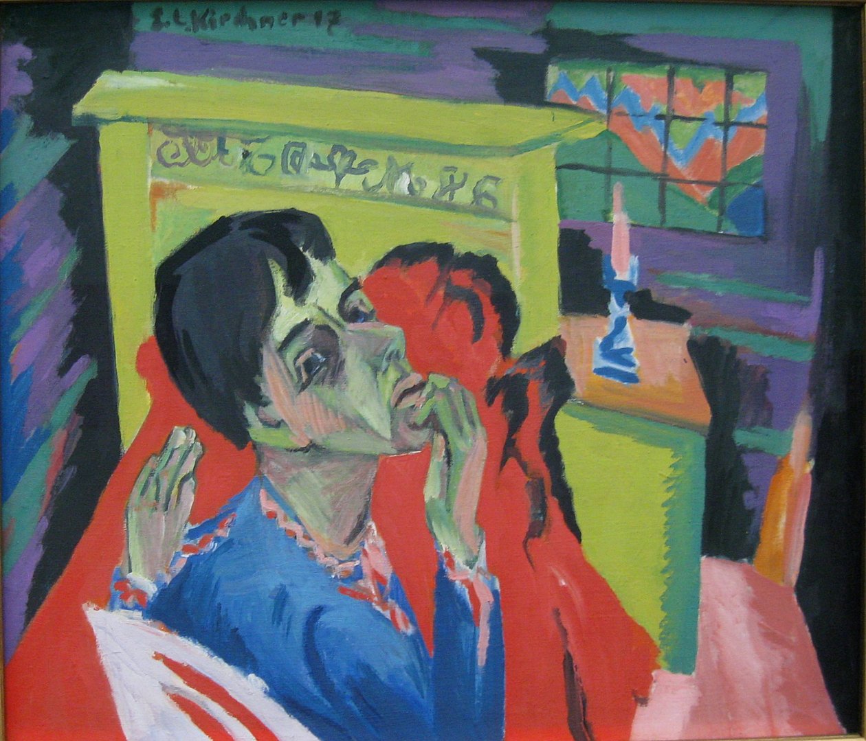 Self-Portrait as a Sick Man by Ernst Ludwig Kirchner
