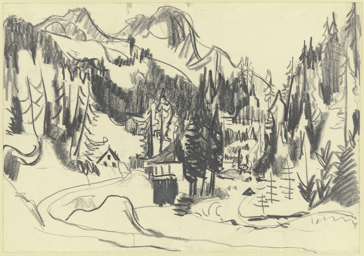 Sertigtal by Ernst Ludwig Kirchner