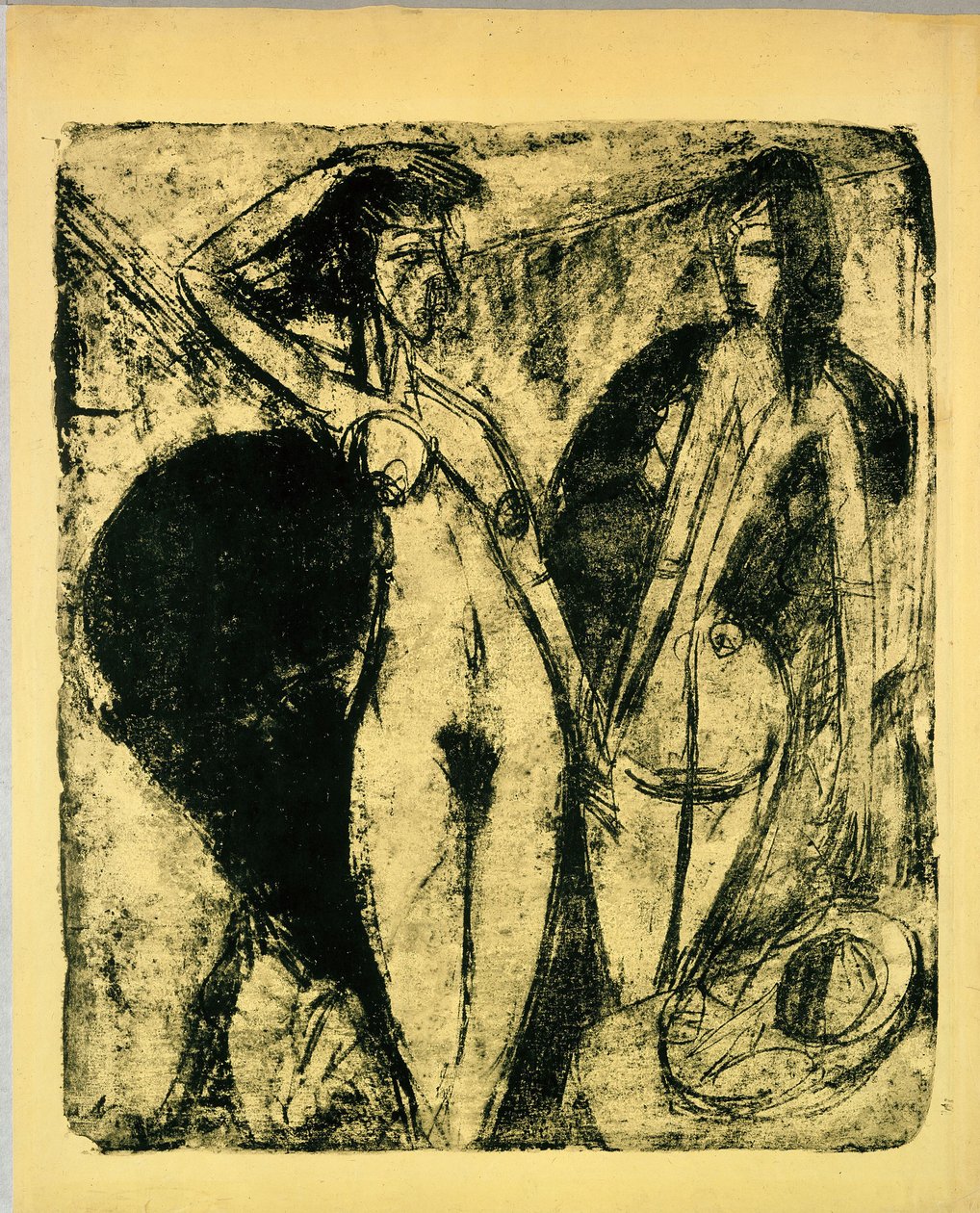 Dancing Nudes by Ernst Ludwig Kirchner