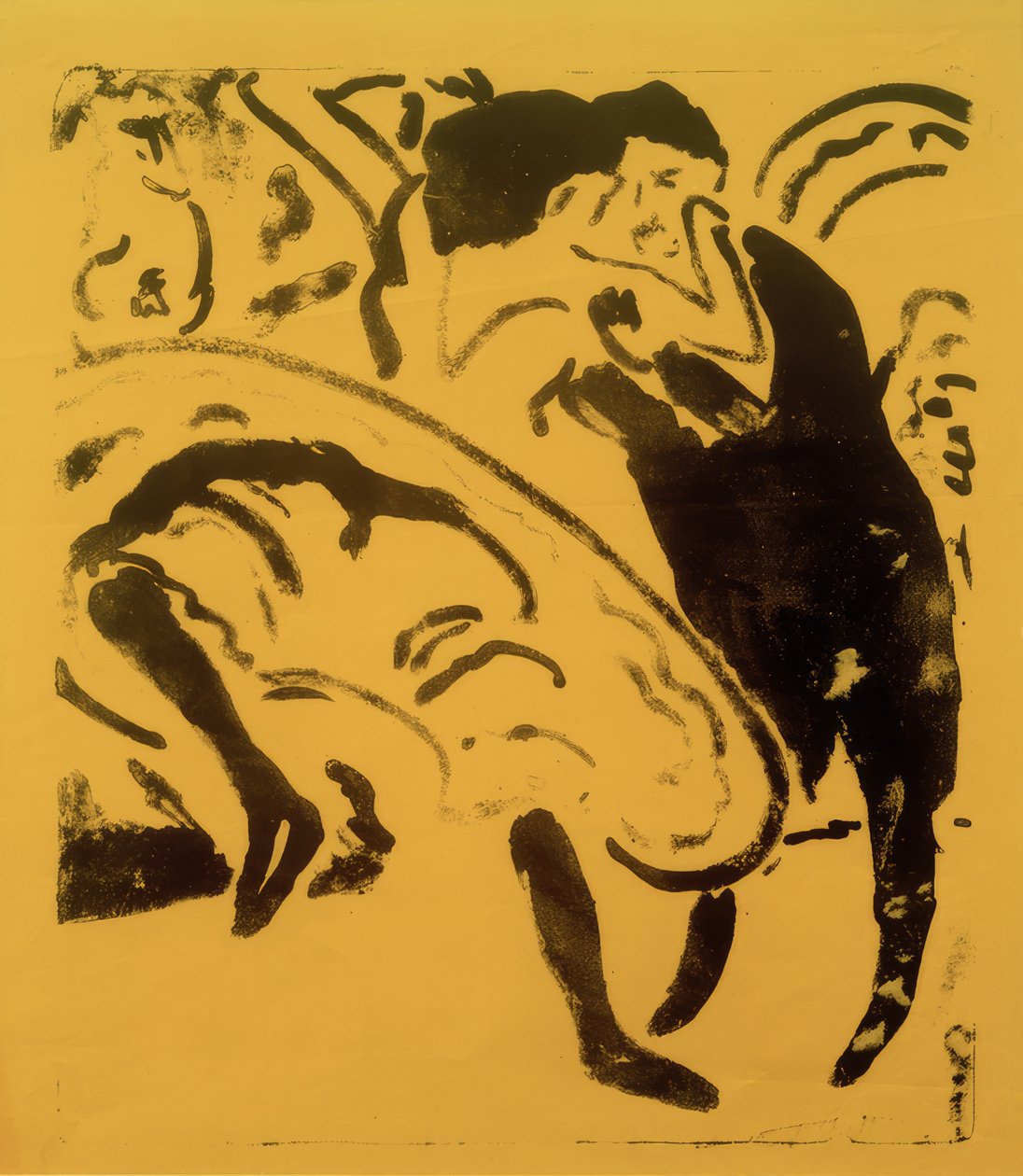 Dancing Couple by Ernst Ludwig Kirchner