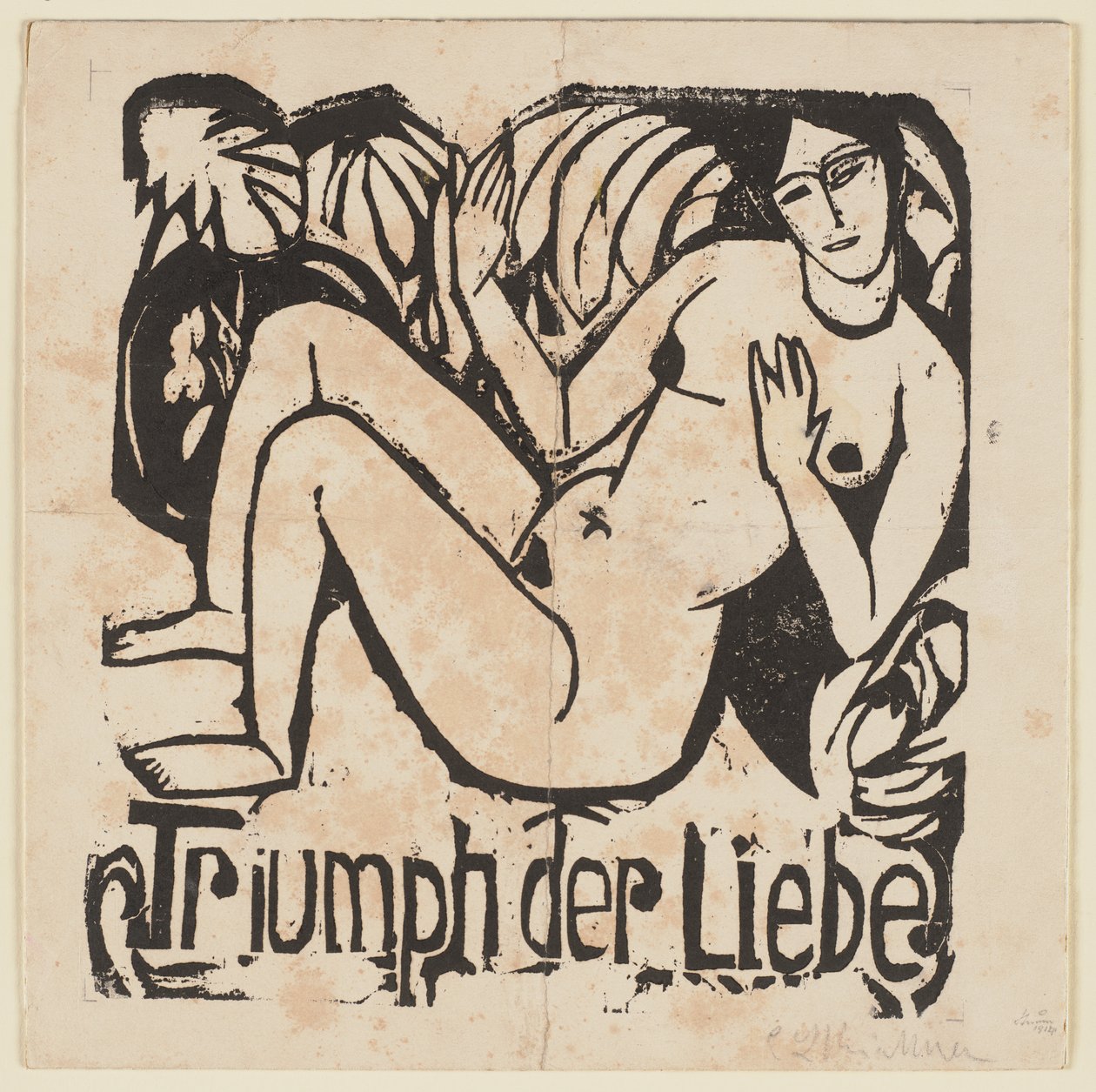 Triumph of Love by Ernst Ludwig Kirchner