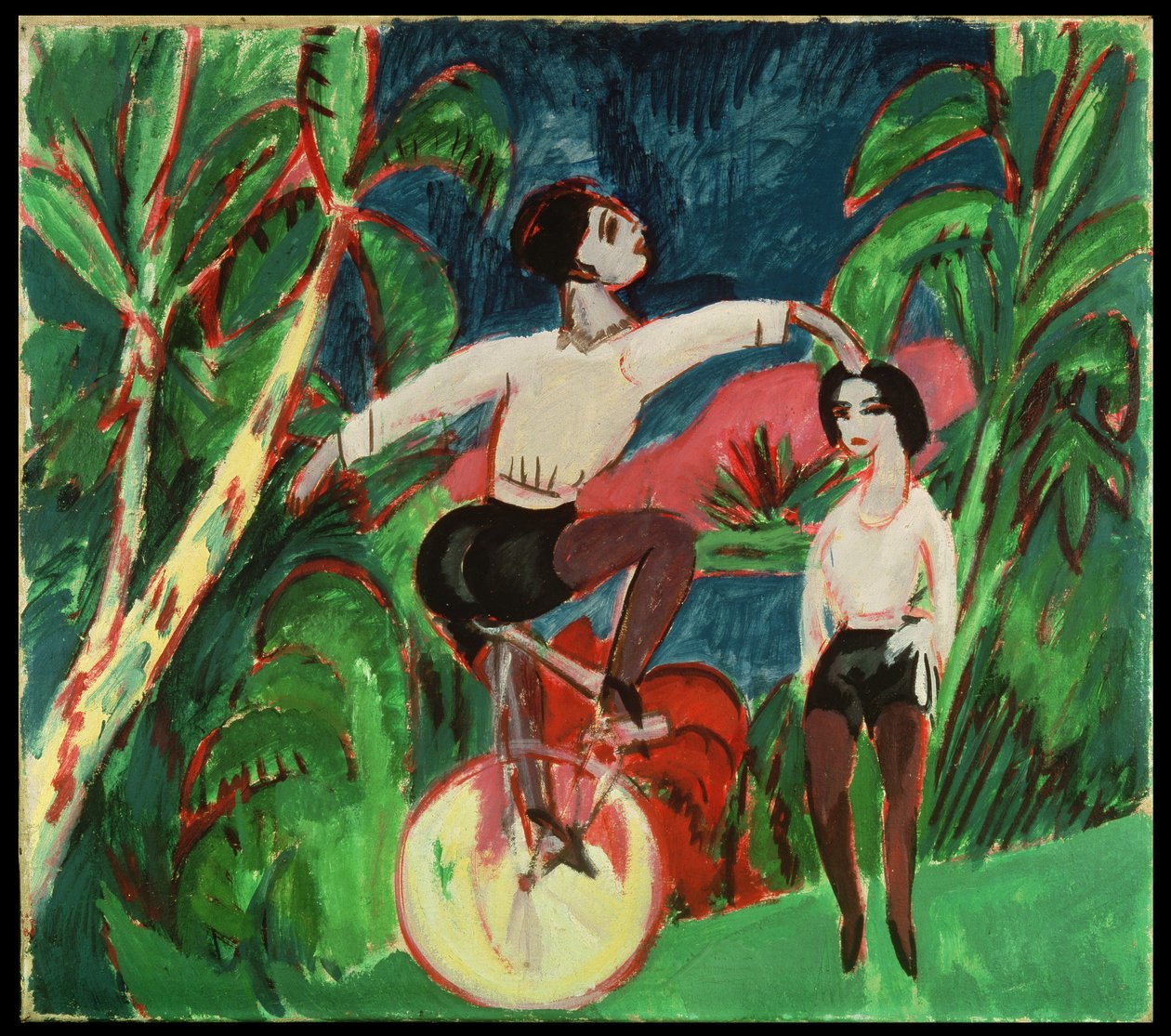 Unicycle Rider by Ernst Ludwig Kirchner