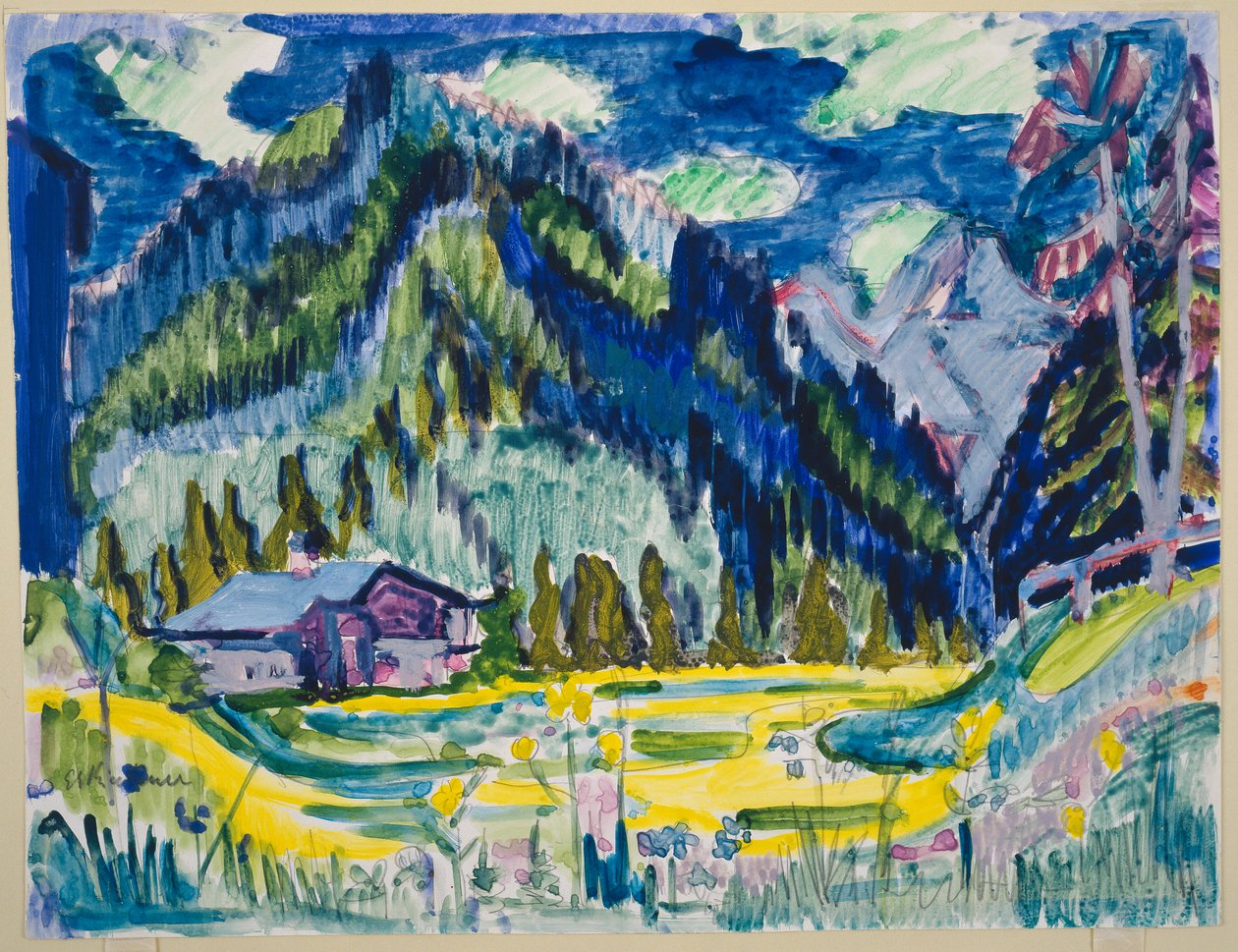 Wild Ground by Ernst Ludwig Kirchner