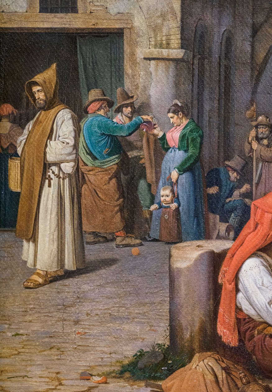 A Roman Scribe reading a Letter to a Young Woman by Ernst Meyer