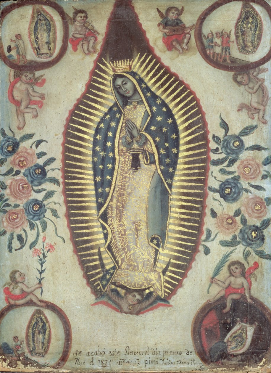 Virgin of Guadalupe, 1824 by Escamilla Isidro