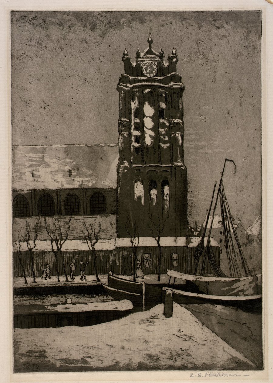 Snow in Holland by Esther Blaikie MacKinnon