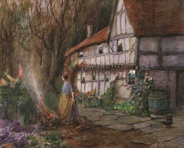 The Autumn Bonfire by Ethel Wane