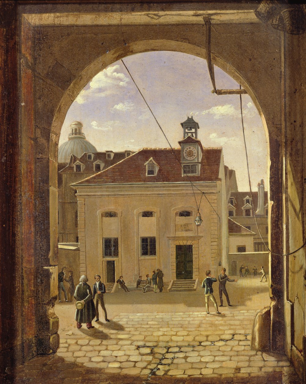 Institution Sainte-Barbe, Rue de Reims, in 1824 by Etienne Bouhot