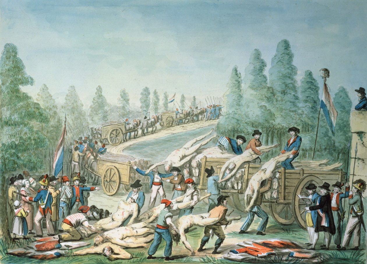 Transporting Corpses during the Revolution, c.1790