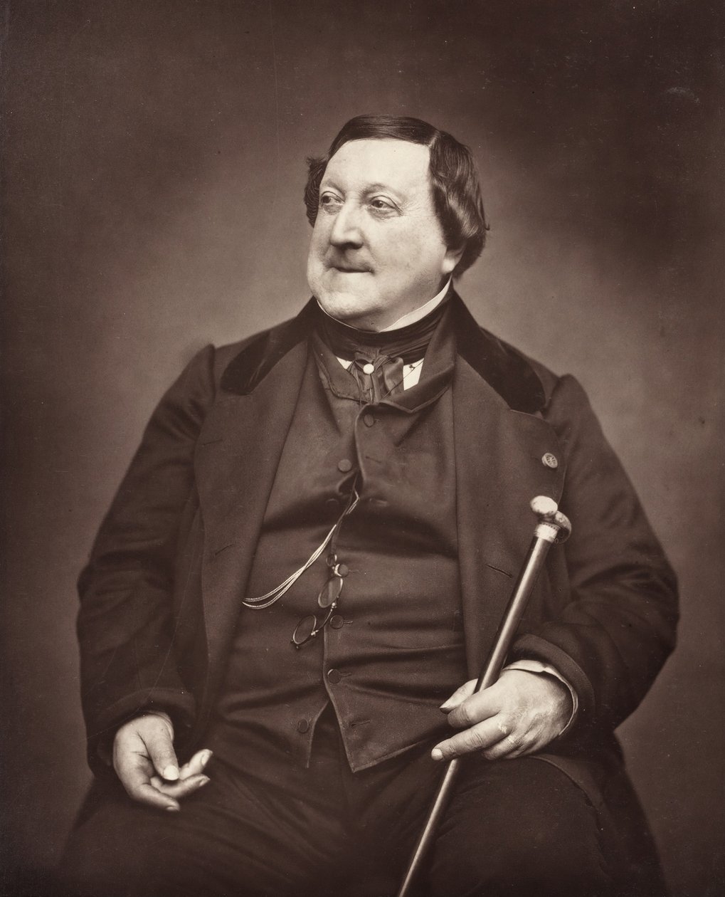 Gioachino Antonio Rossini, Italian composer by Etienne Carjat