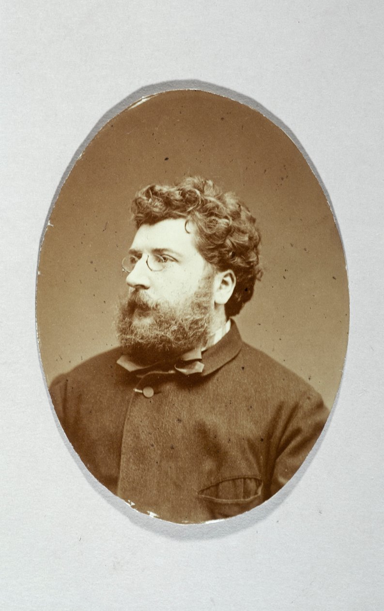 Portrait of Georges Bizet (1838-1875), Composer by Etienne Carjat