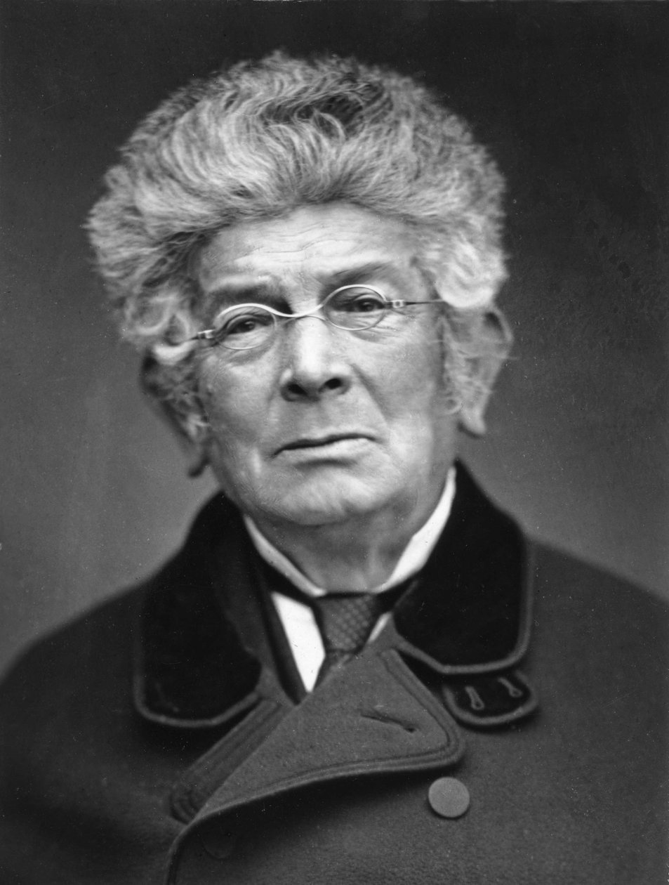 Portrait of an unknown man by photographer Etienne Carjat by Etienne Carjat