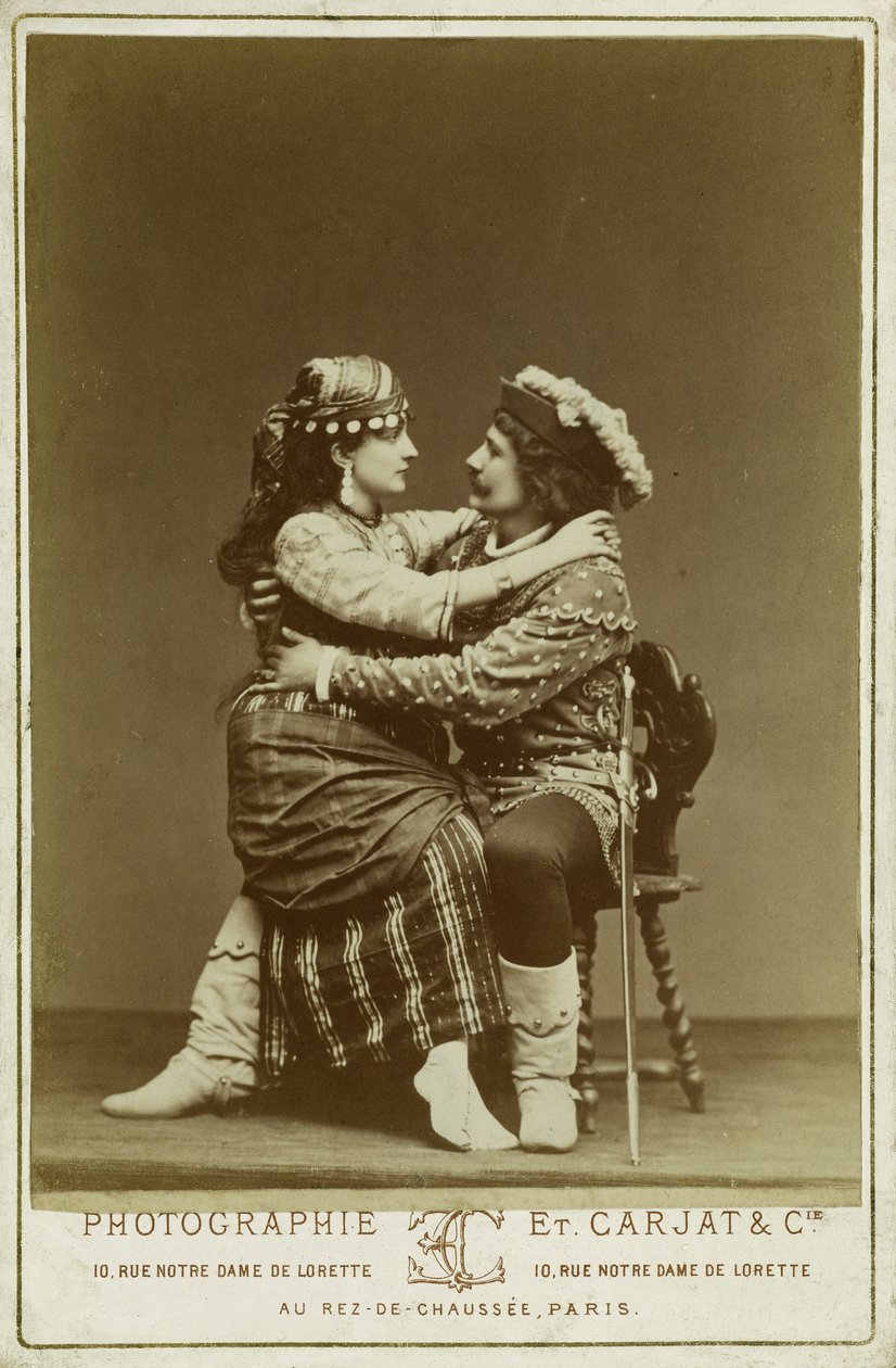René Didier and Alice Lody in the Roles of Phoebus and Esmeralda by Etienne Carjat