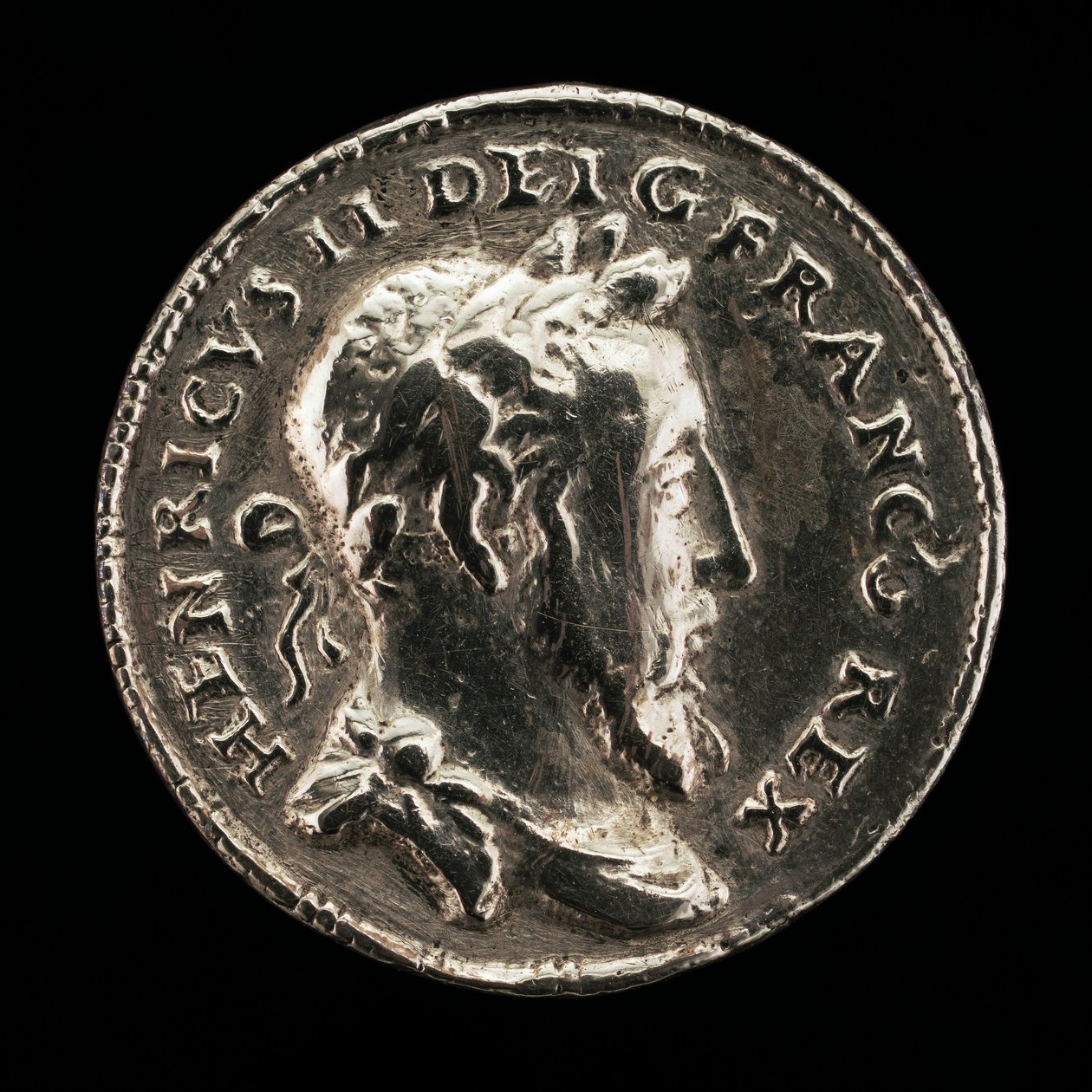Henri II, 1519-1559, King of France 1547 [obverse] by Etienne Delaune