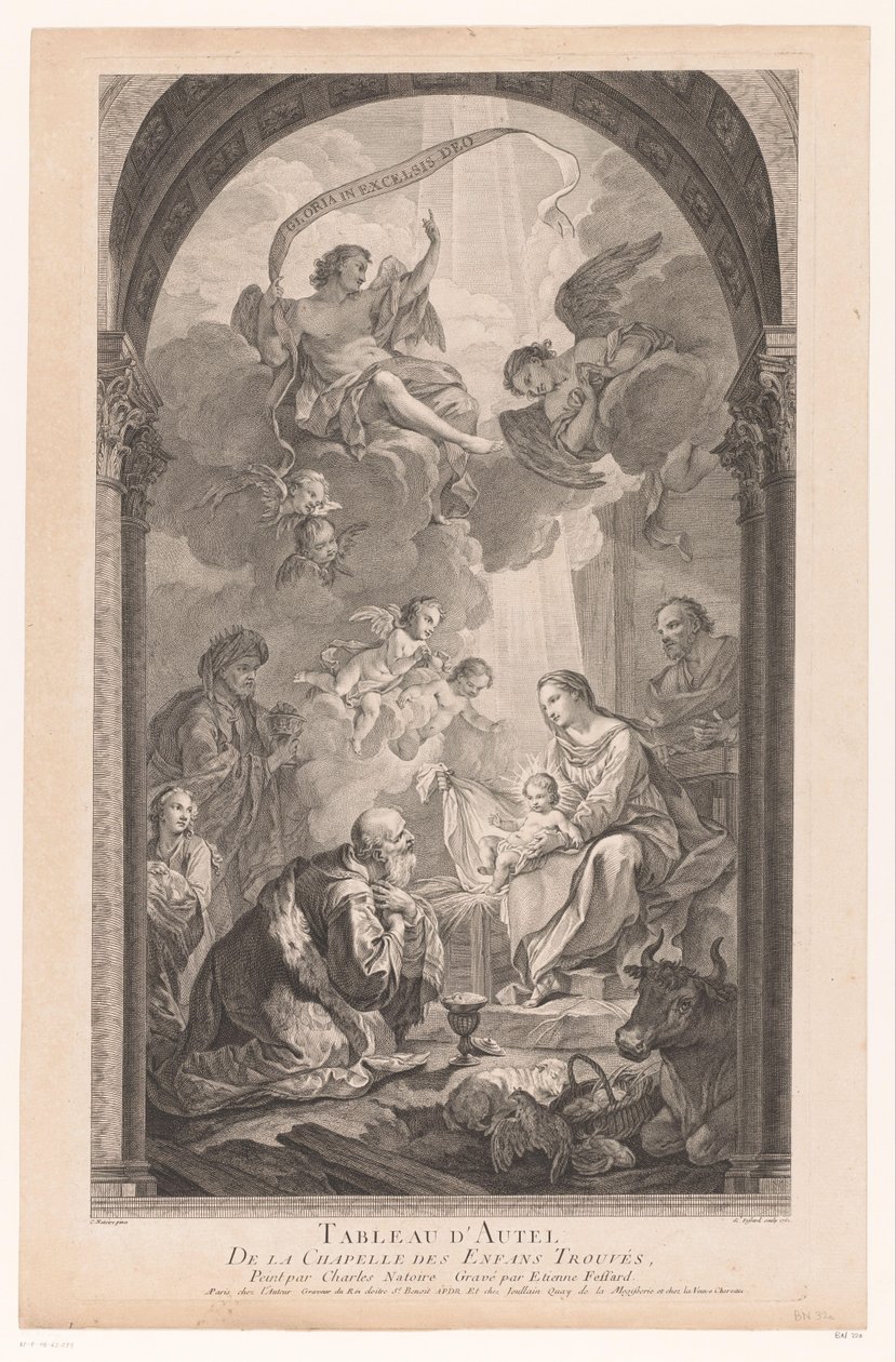 Adoration by the Kings by Etienne Fessard