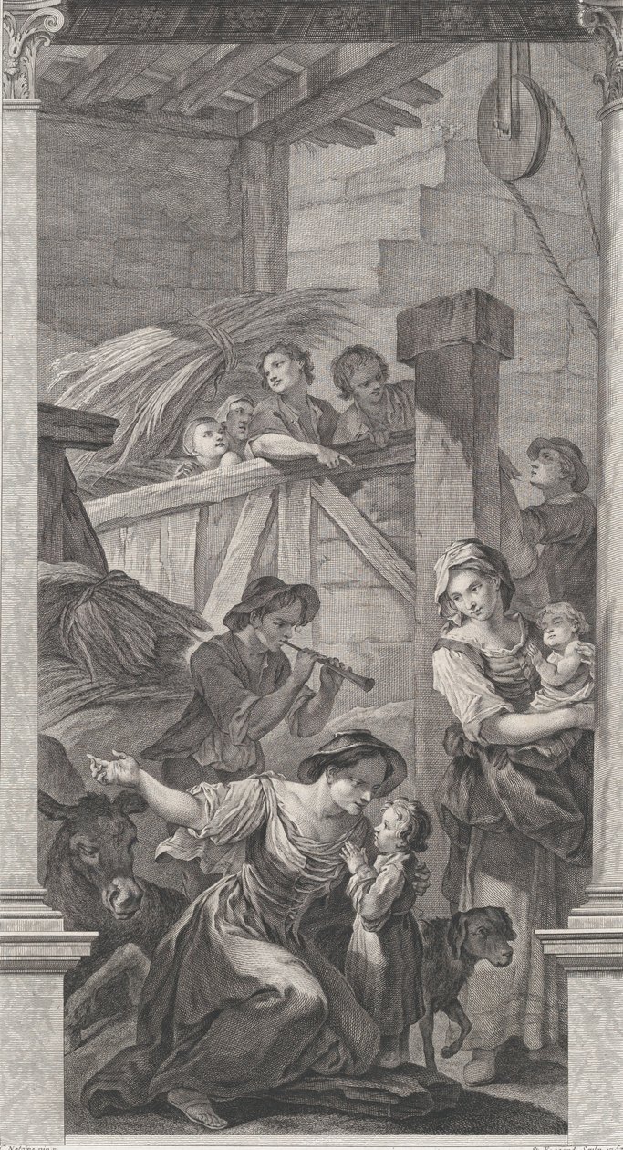 The Chapel of the Enfants-Trouvés in Paris: The Adoration of the Shepherds by Etienne Fessard