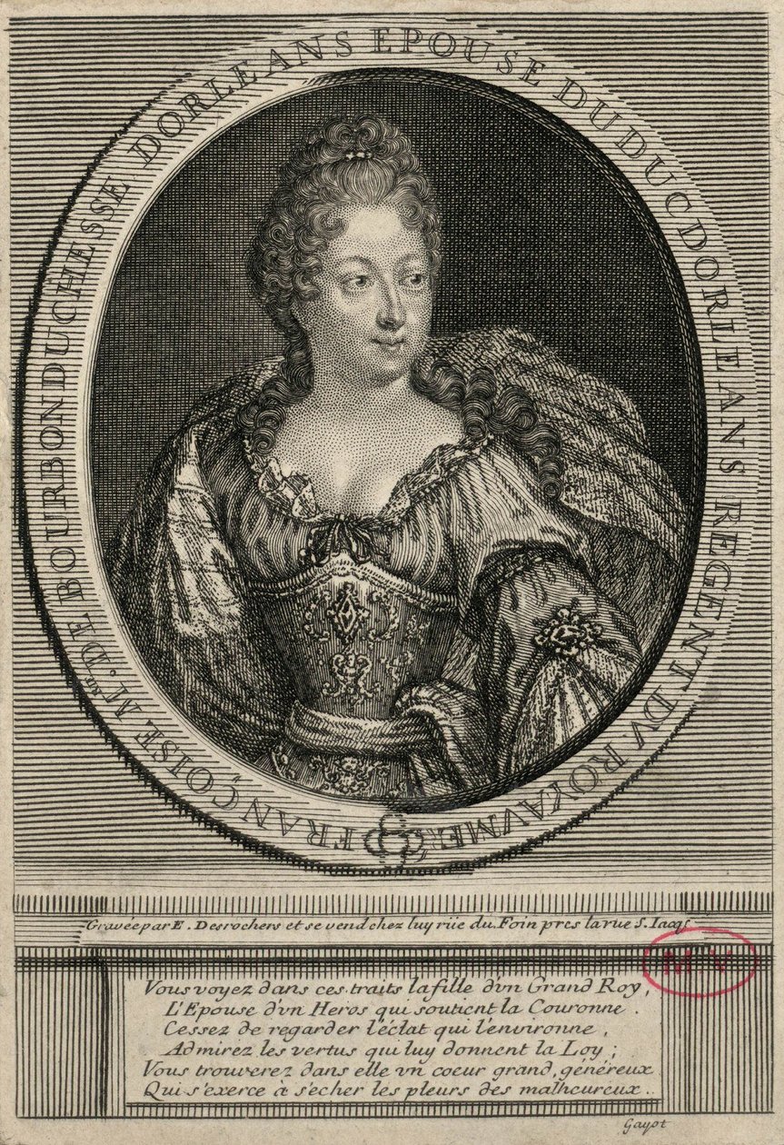 Françoise-Marie de Bourbon by Etienne Jehandier Desrochers