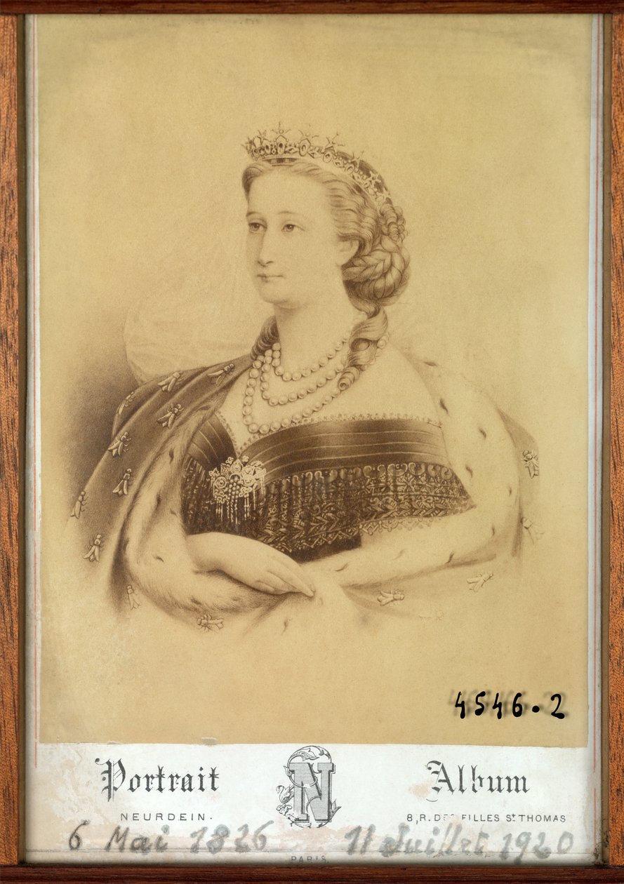 Portrait of Empress Eugénie by Etienne & Neurdein Louis Antonin (1846 p. 1915) Neurdein