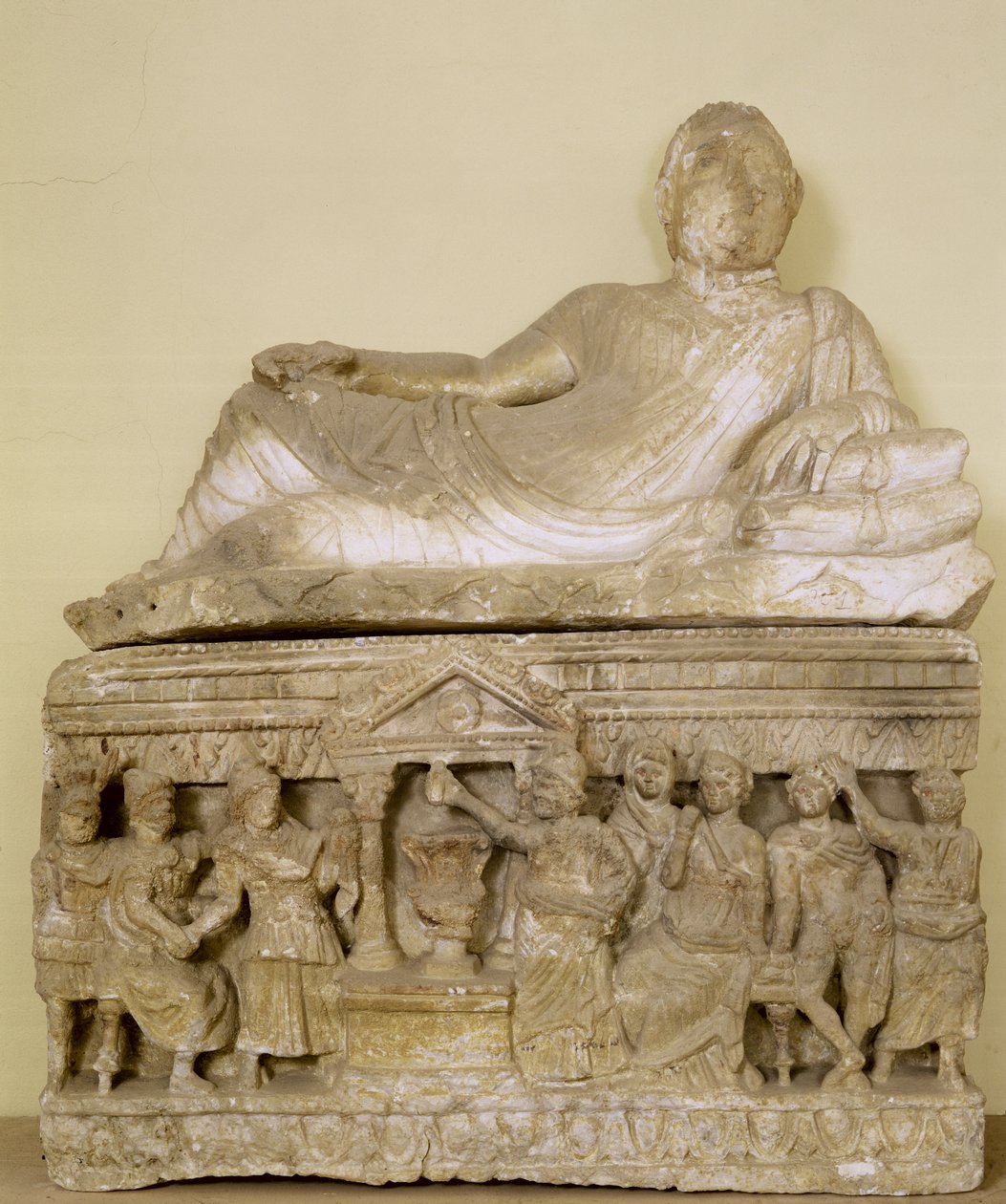 Cinerary Urn by Etruscan
