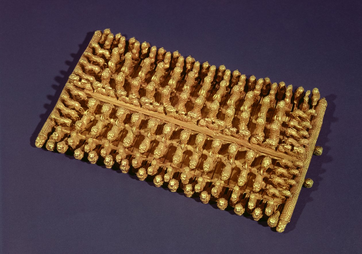 Rectangular fibula, from the Barberini Tomb by Etruscan