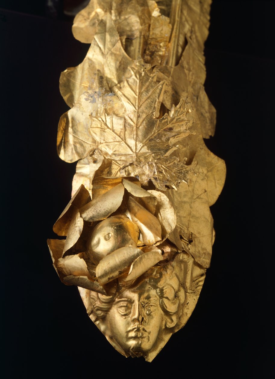 Diadem (crown), from Spina (Emilia Romagna). Etruscan civilization, 4th Century BC. by Etruscan