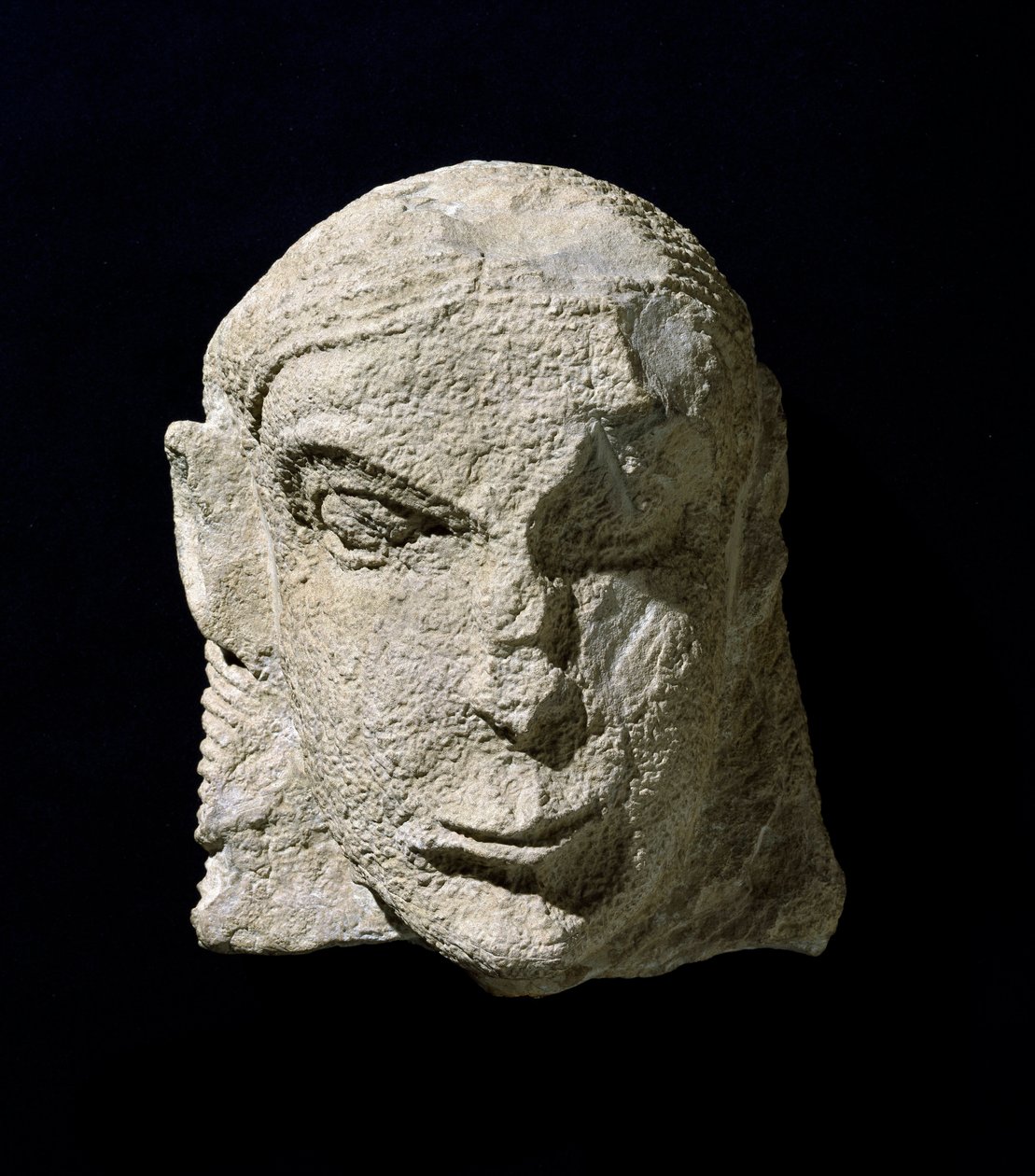 Etruscan civilization: limestone woman