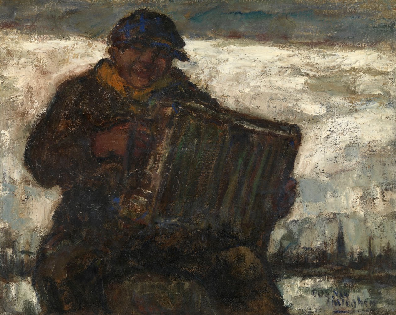 Harmonica Player by Eugeen van Mieghem