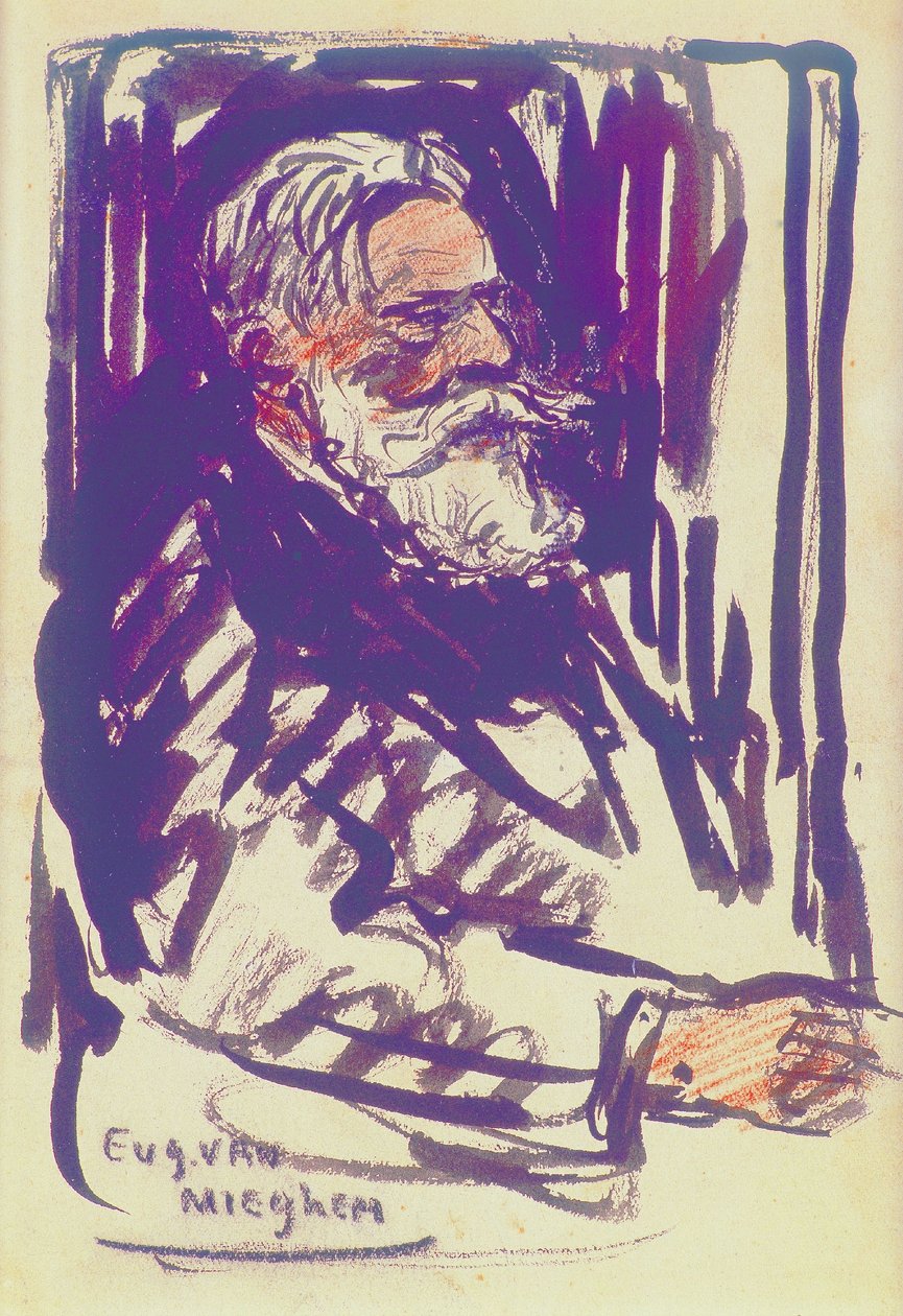 The Painter James Ensor by Eugeen van Mieghem