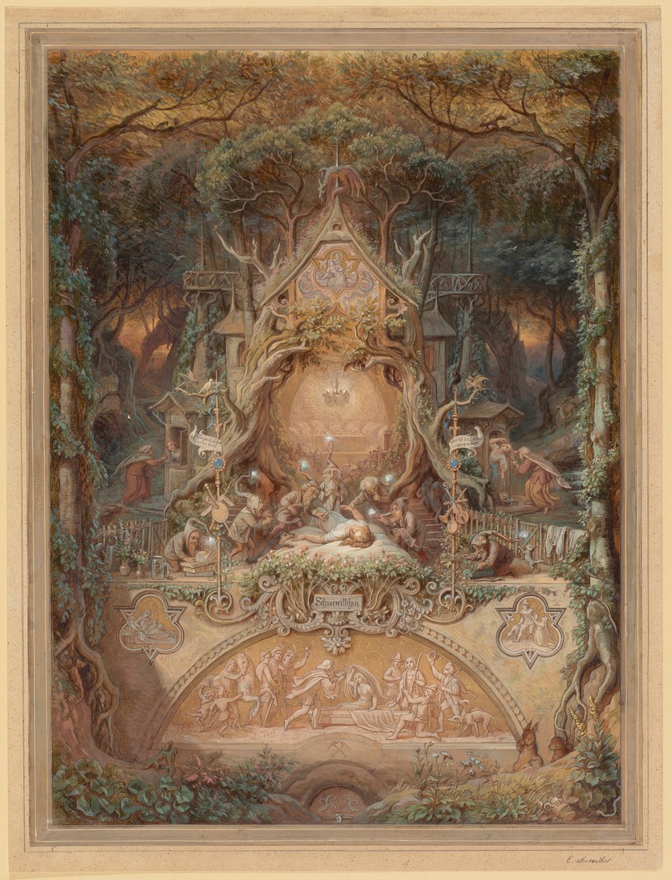 Snow White by Eugen Napoleon Neureuther