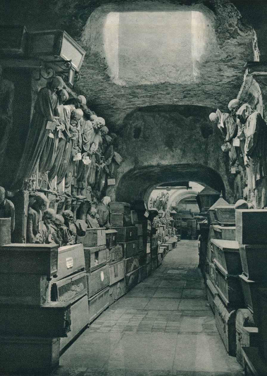 Catacombs of the Capuchins, Palermo, Sicily, Italy, 1927 by Eugen Poppel