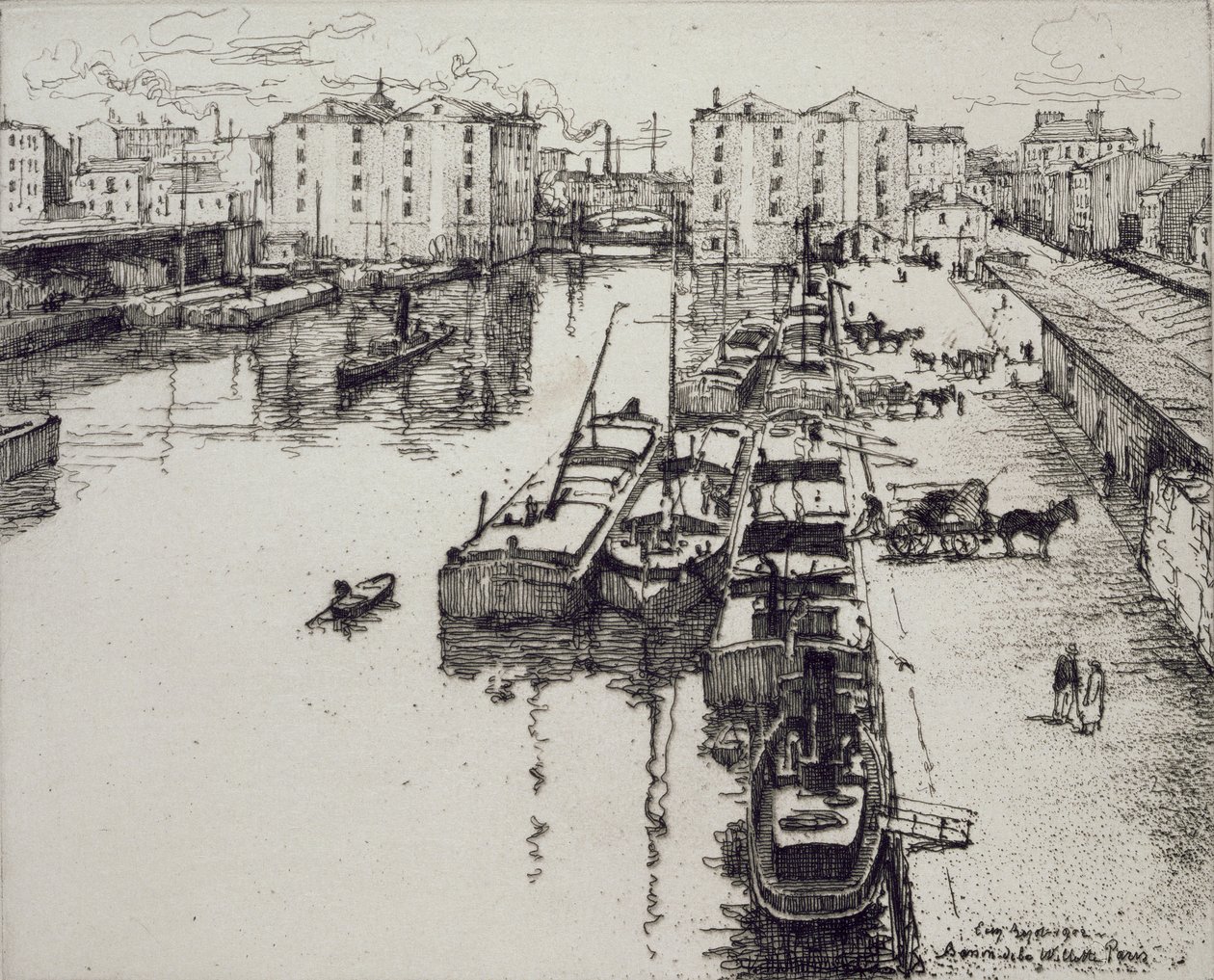 Bassin de la Villette, from 