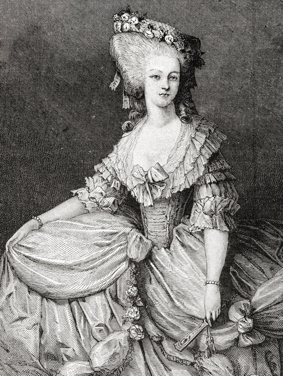 Portrait of Marie Therese Louise, Princesse de Lamballe, engraved by Stephane Pannemaker by Eugene Joseph Viollat