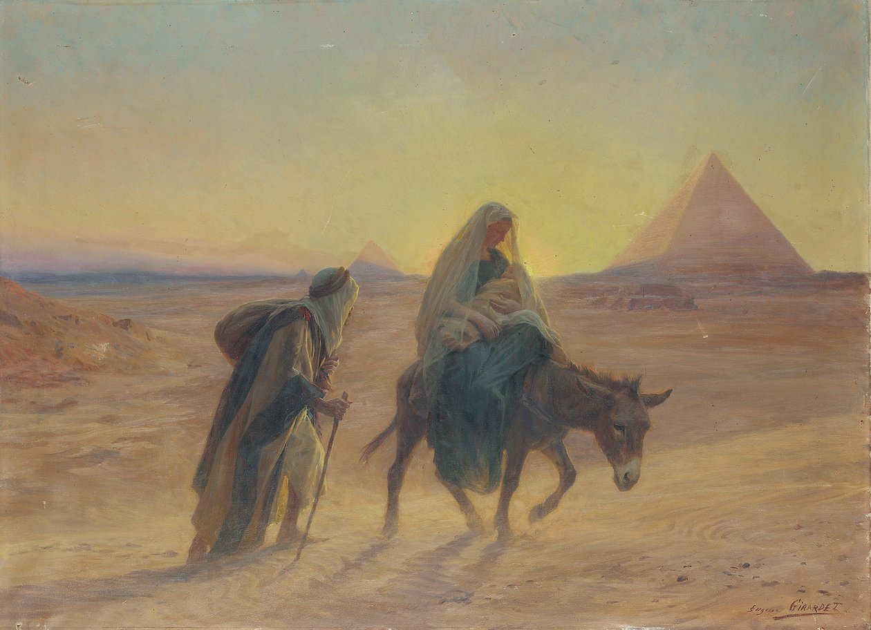 The Flight into Egypt by Eugene Alexis Girardet
