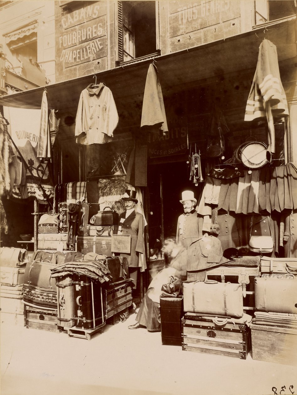 Shop - Rue du Petit Thomas by Eugène Atget