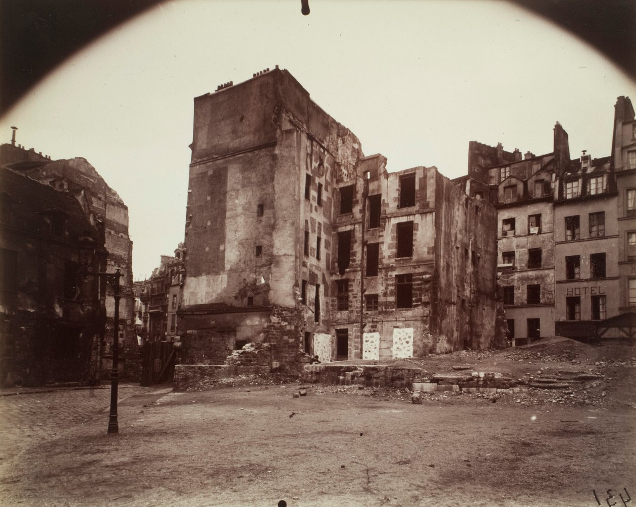 Corner, Rue du Cimetière Saint-Benoît by Eugène Atget