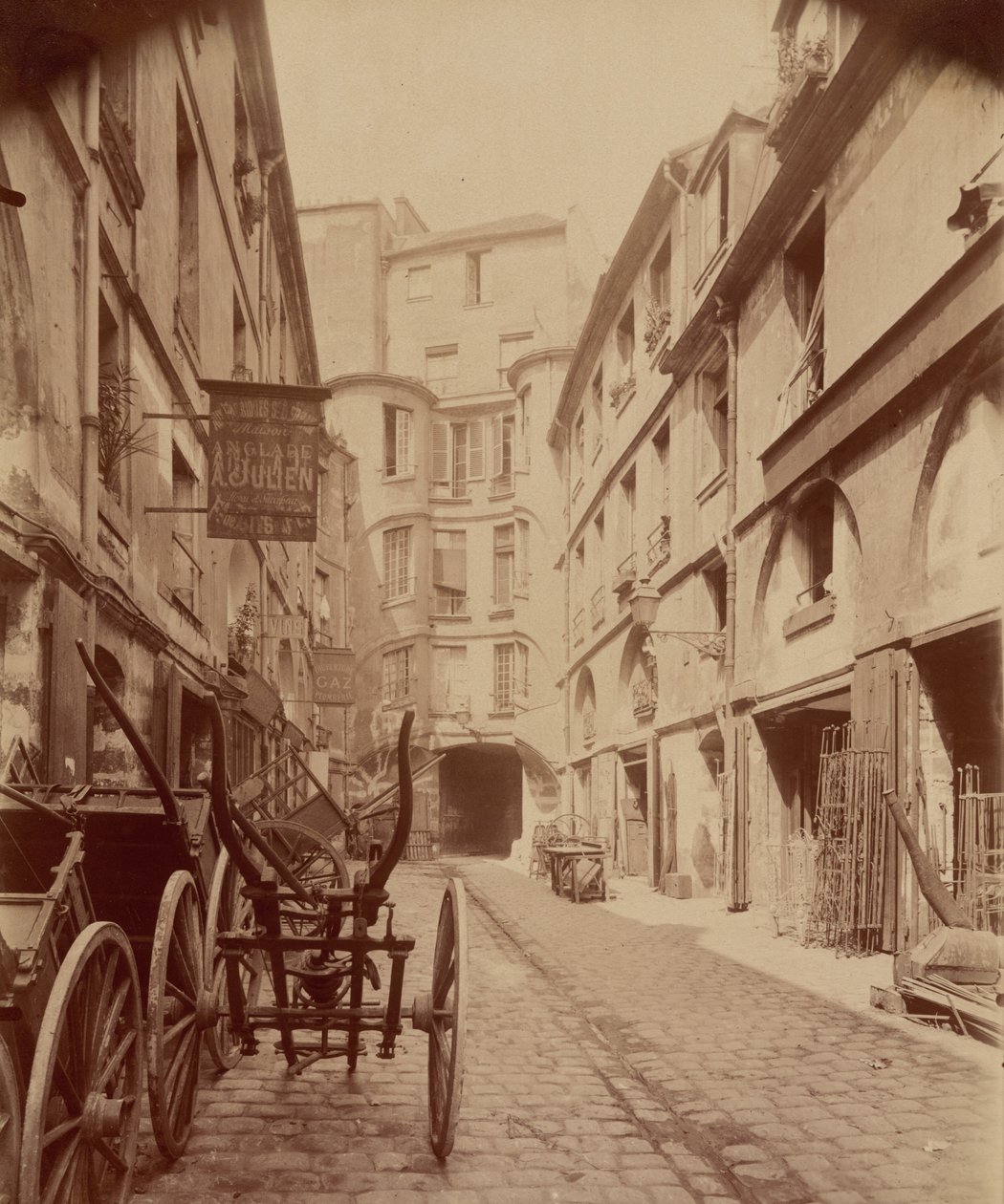 Dragon Court by Eugène Atget