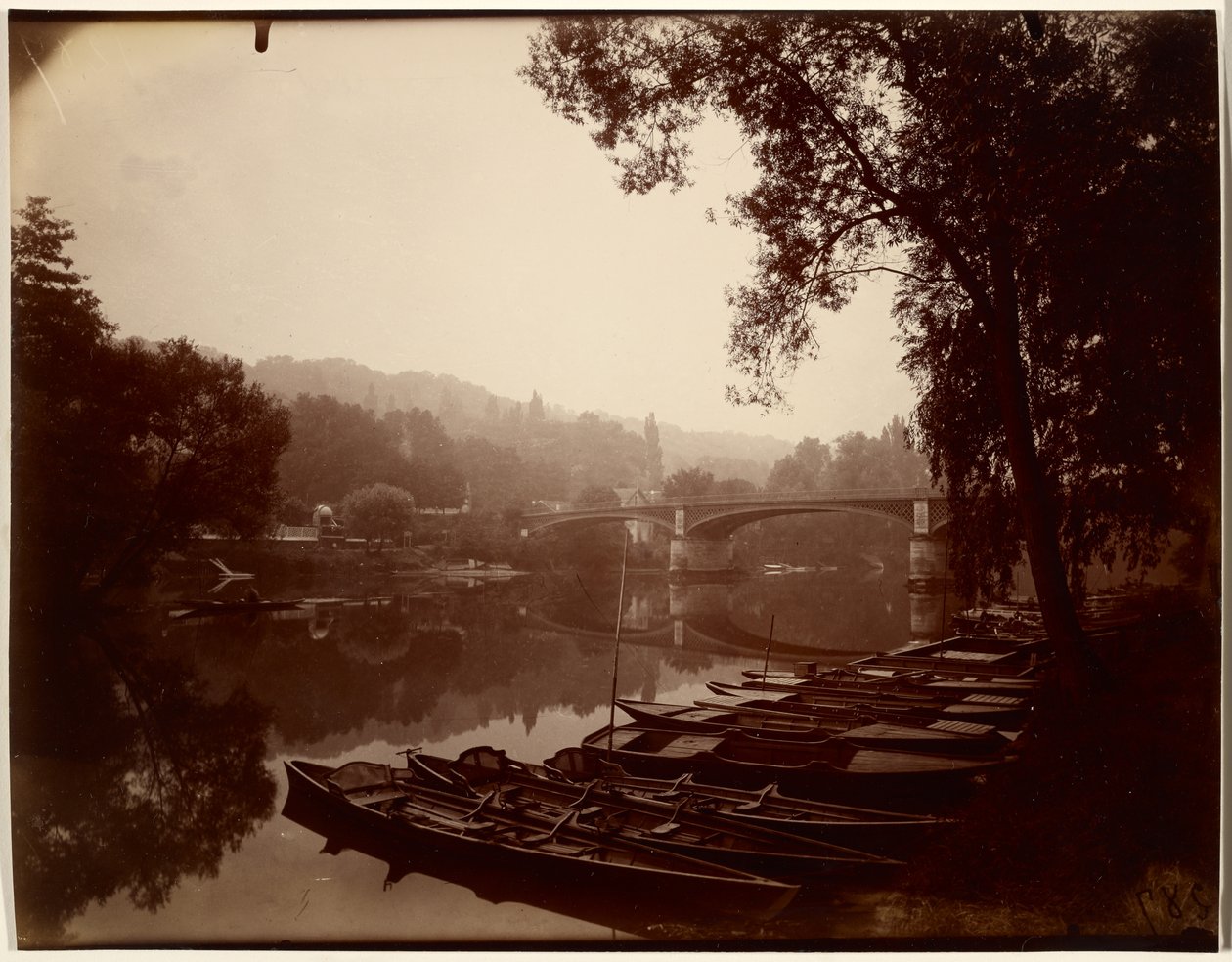 The Marne at La Varenne by Eugène Atget