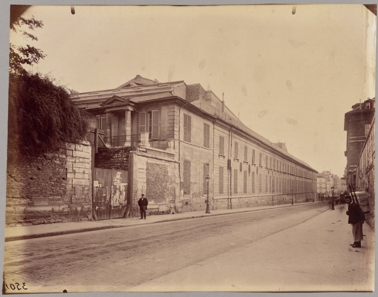 Museum of Natural History, Rue Geoffroy Saint-Hilaire by Eugène Atget