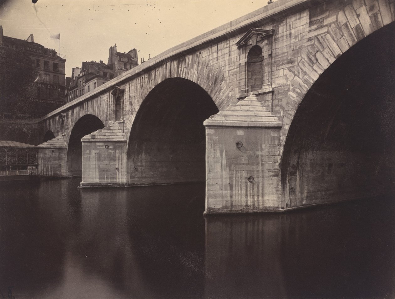 Pont Marie, 1912 by Eugène Atget