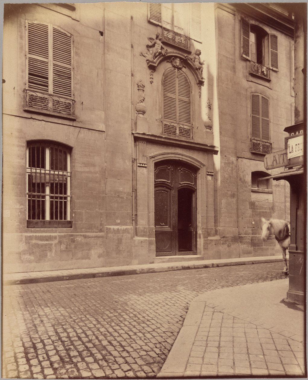 Saint-Merri Rectory, Rue de la Verrerie by Eugène Atget
