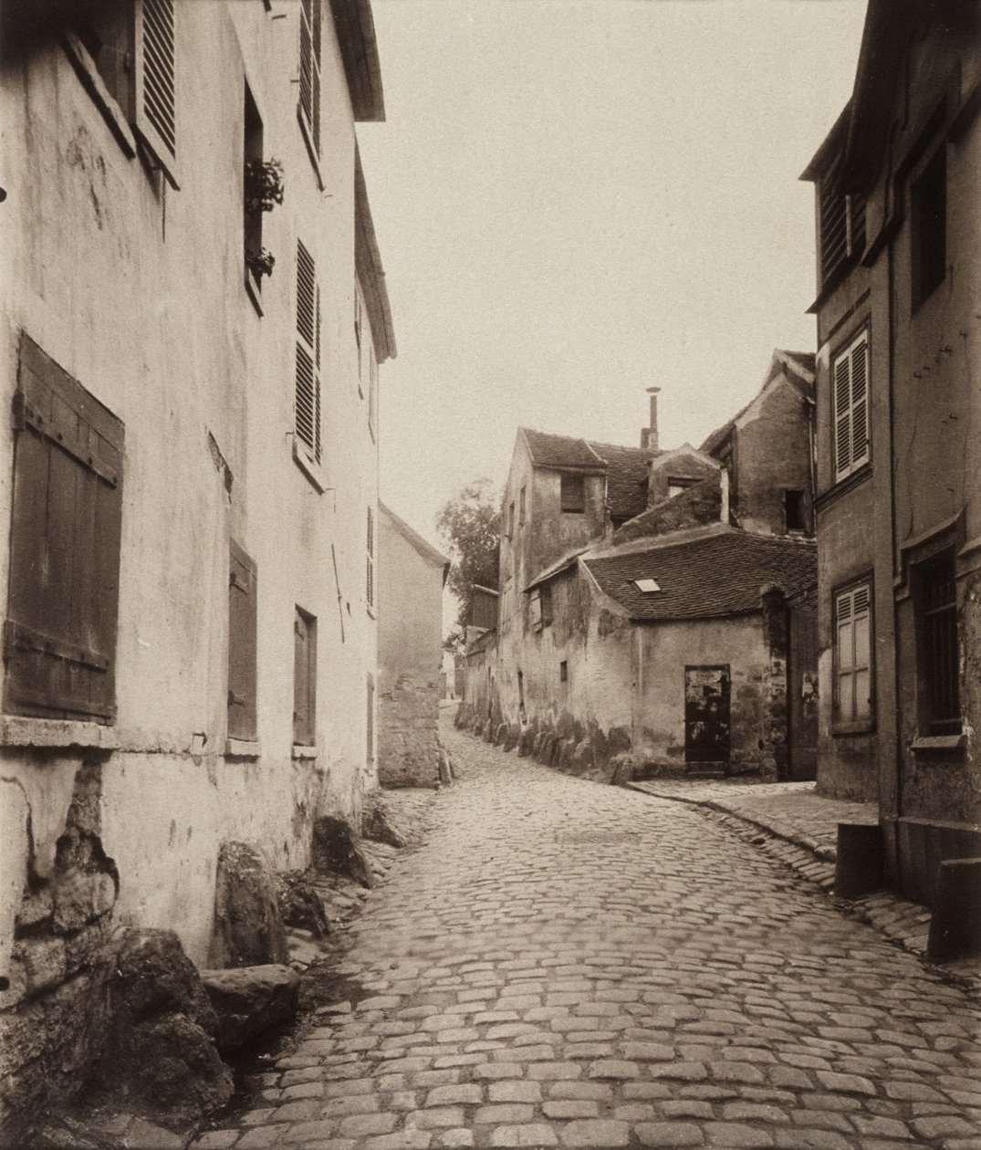 Old Street Vauvet by Eugène Atget