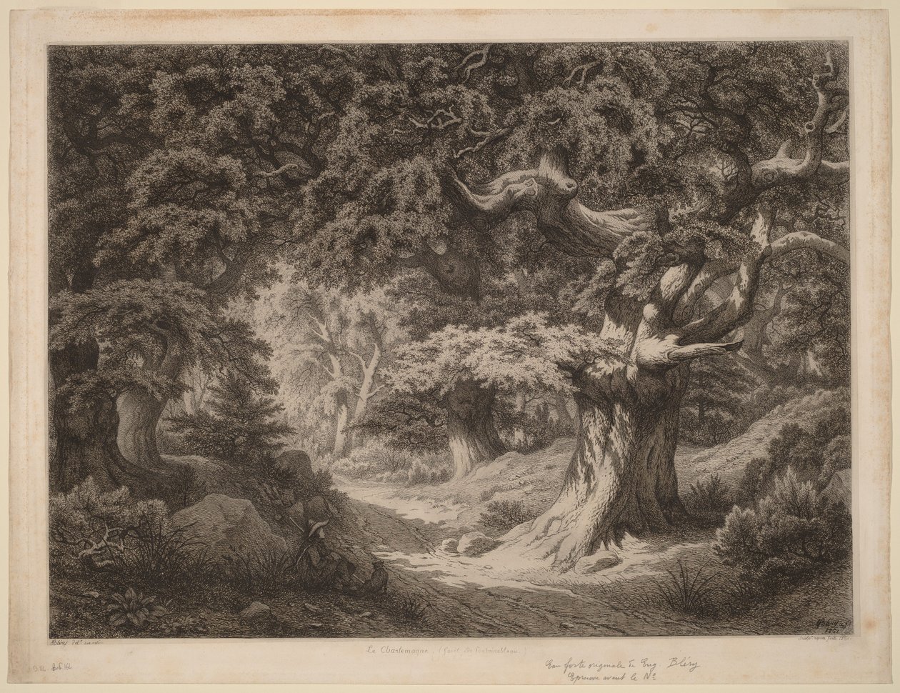 The Charlemagne (Forest of Fontainebleau) by Eugene Bléry