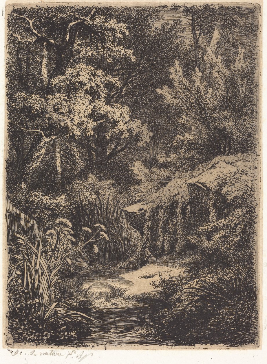 The Little Brook by Eugene Bléry