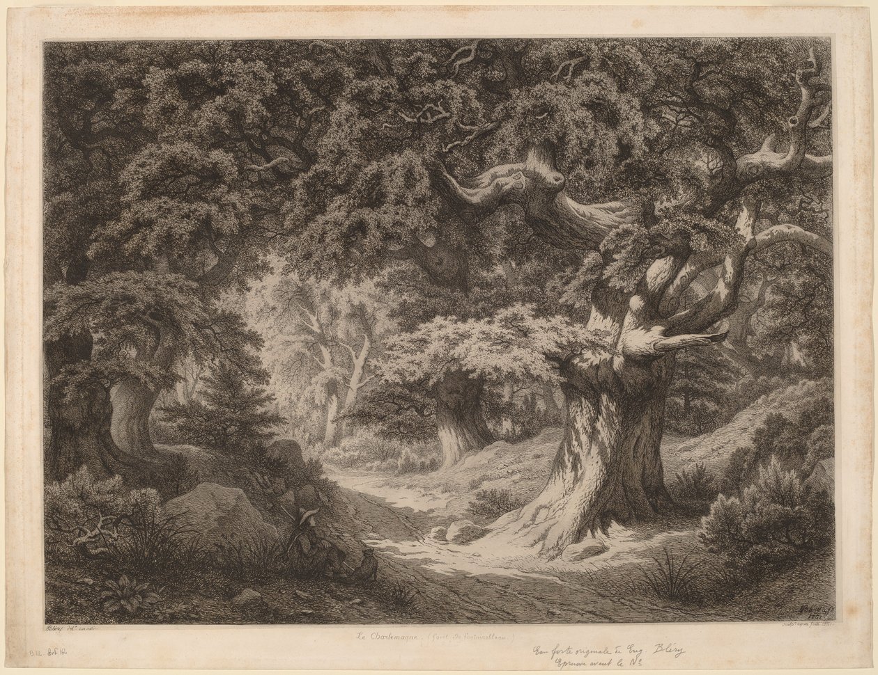 Charlemagne (Forest of Fontainebleau) by Eugene Bléry