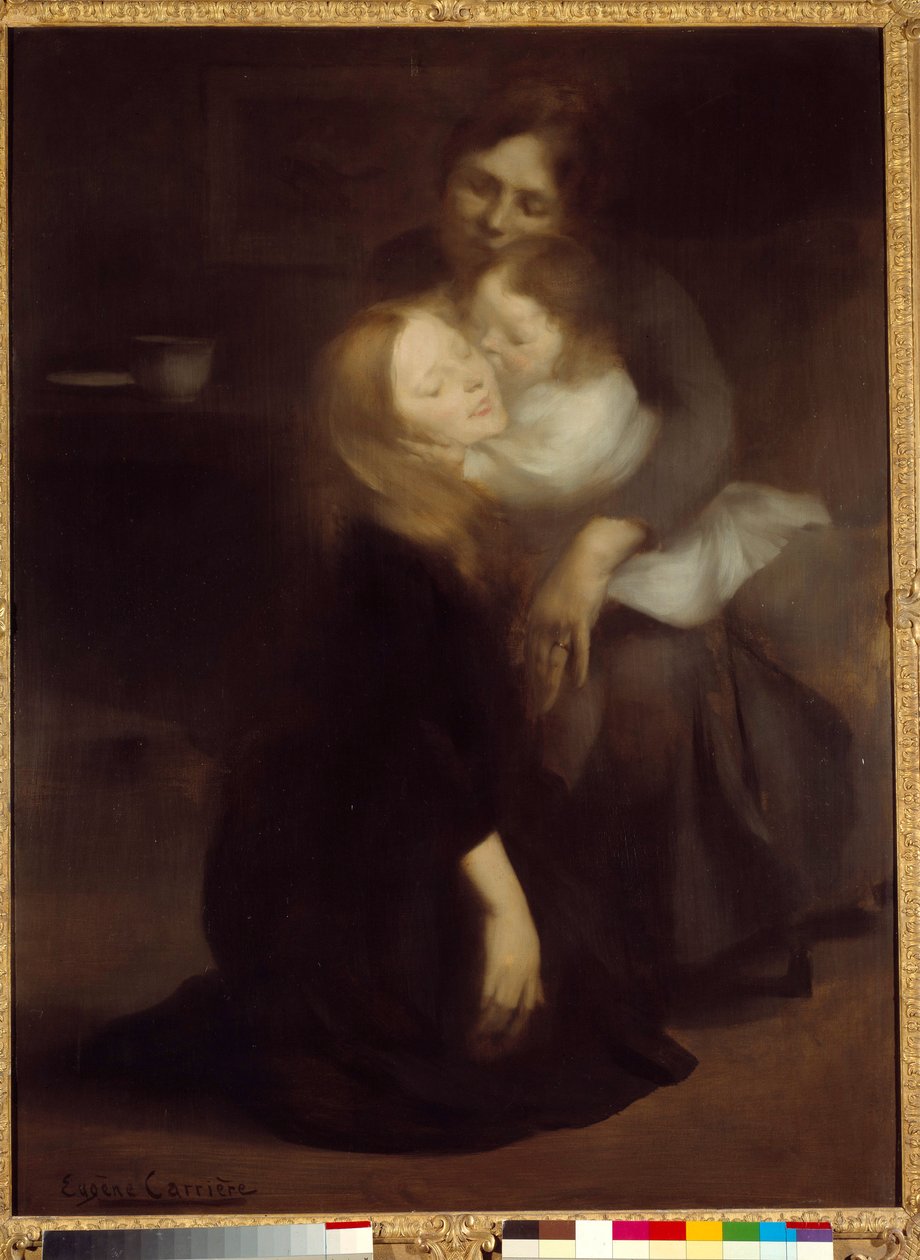 Intimacy or The Big Sister by Eugène Carrière