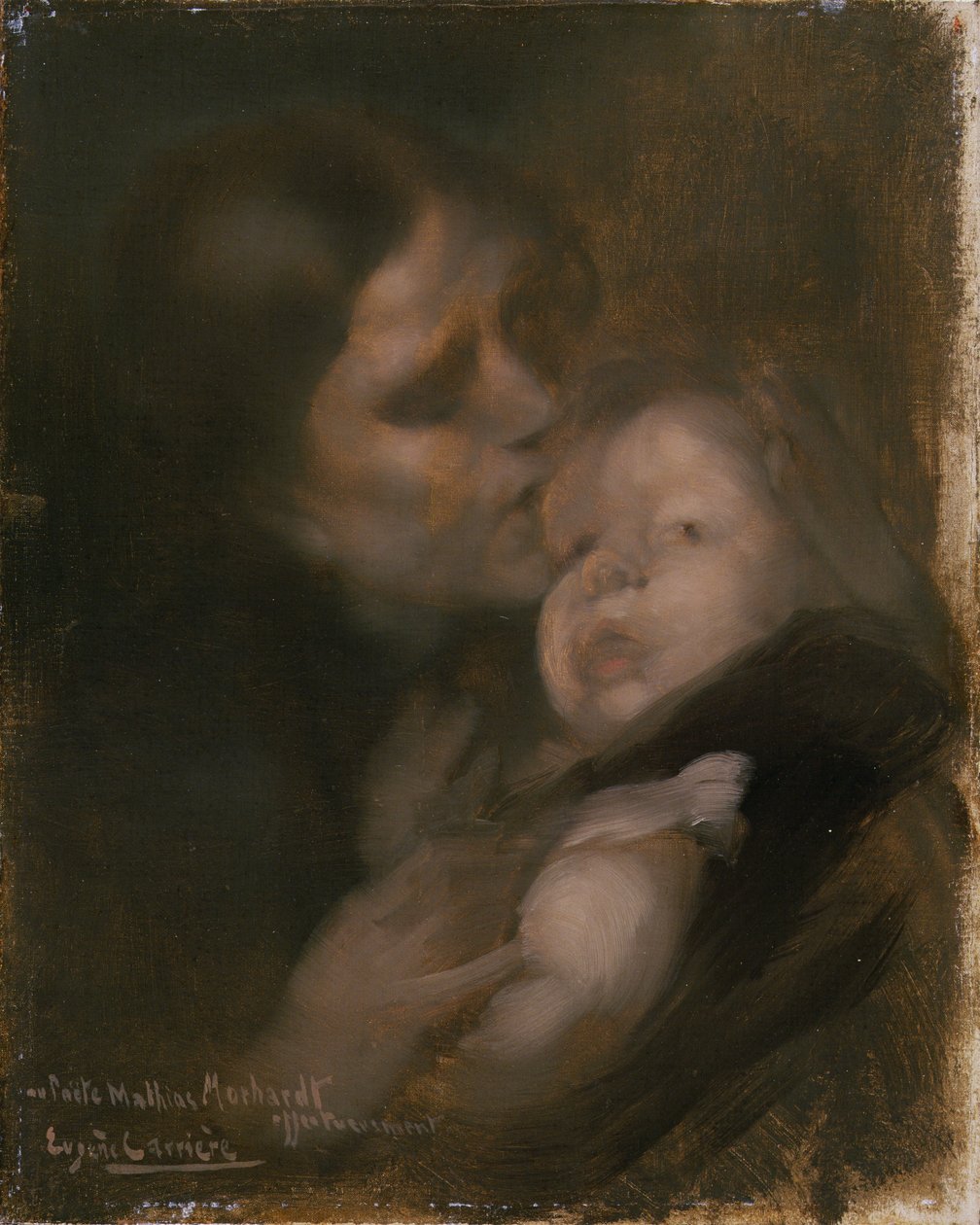Mother and Child by Eugène Carrière